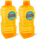 Bubble Solution | Bubbles Refill Solution 4L/136oz. | 2-Pack Ready to Use Solution for Bubble Machines & Other Bubble Blower Toys for Toddlers & Kids | Easy Grip Bulk Bottle by TinyTreasures Baby Boutique