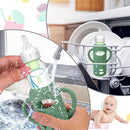 BUSOHA 3 Pack Silicone Sleeves for Dr. Brown's Glass Baby Bottles - Drop Protection Baby Bottle Sleeves Compatible with Dr. Brown's Newborn Glass Bottles with Silicone Handles,8 oz by TinyTreasures Baby Boutique