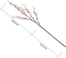 4Pcs Cherry Blossom Branches Artificial Flowers for Spring Summer Indoor Decoration,Faux Long Stem Artificial Flowers for Wedding Home Office Bedroom Party Table Centerpieces Decor (Pink) by CozyNest Decor