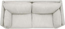 CHITA Sectional Modular Down Filled Loveseat Sofa, Comfty Feather Loveseat Cloud Couch, FSC Certified Modular Sectional Couch for Living Room, 80 inch Width,2 Seat Modular Sofa, Snow by CozyNest Decor