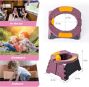 Portable Potty for Toddler Travel, Kids Travel Potty Training Chair with Travel Bag, Baby Potty Training Toilet for Outdoor and Indoor Easy to Clean (Purple) by Yszawmx, Includes 30 Replacement Bags by TinyTreasures Baby Boutique