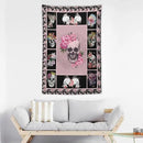 yowecso Sugar Skull Tapestry Horror Skeleton Tapestry Wall Hanging for Bedroom Rose Skull Tapestries Aesthetic Wall Decor for Home Dorm Living Room 40"x60" by CozyNest Decor