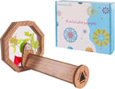 Natural DIY Kaleidoscope Kit, New Wooden Magic Rotating Kaleidoscope Making Set for Nature Lovers, Best Gift, Outdoor Classic Handmade Education Toys(1 Pc) by TinyTreasures Baby Boutique
