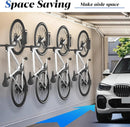 Goovilla Swivel Bike Wall Mount 4 Pack, Space Saving Bike Hangers for Garage with Screw and Easy Installation, Metal Vertical Bike Rack Wall Mount Holds up to 66.2lbs with No-scratch Protection, Black by GreenHaven Gardens