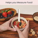 Uba Portion Control Bowl (Porcelain) for Measuring, Bariatric Diet, Diabetes (4 Pack) by CozyNest Decor