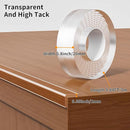 0.8 in x 9.84 FT,Clear Edge Protector Strip Sharp Edge Wrap Cover Tape, Self Adhesive Protective Bumper Guards for Cabinet Door Desk Glass Table Bed Furniture, Kitchen Countertop, Waterproof by TinyTreasures Baby Boutique