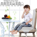 Kalawen Booster Seat for Kitchen Chair, Upgraded 2Pcs PU Washable Straps Safety Buckle Kids Toddler Booster Seat for Table by TinyTreasures Baby Boutique