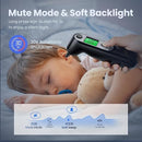 Ear Thermometer for Kids, Babies and Adults, 1 Second Accurate Digital Thermometer, Mute Function, 3-Color Fever Alert, 3 Age Groups, 30 Memory Recall with 20x Probe Covers (Dark Black) by TinyTreasures Baby Boutique