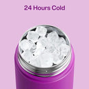 Insulated Water Bottle with Straw Stainless Steel Water Bottle, Leak-Proof, BPA-Free, Double Wall Vacuum Keeps Cold for 24 Hours for Sports, Travel, School (26 oz, Bright Magenta) by CozyNest Decor