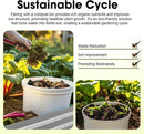 8x2ft Oval Galvanized Raised Garden Bed Kits 16" Tall Outdoor Large Metal Modular Planter Box 9-in-1 Raised Beds for Gardening,Vegetables,Fruits,Flowers & Herbs (Silver) by GreenHaven Gardens