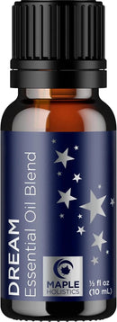 Sleep Essential Oil Blend for Diffuser - Dream Essential Oils for Diffusers Aromatherapy and Relaxation with Clary Sage Ylang-Ylang Roman Chamomile and Lavender for Sleep Time Support (10mL) by CozyNest Decor