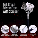 Grill Cleaner and Scraper 18” This BBQ Grill Cleaner Helps You to Scrub Your BBQ Grill Extra Strong BBQ Cleaner Accessories by GreenHaven Gardens