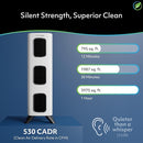 Air Oasis iAdapt 2.0 H13 HEPA Filter Air Purifier | Clean Air Starter Bundle | 3 Air Purifiers, 1x Small, 1x Medium & 1x Large Air Purifier by TinyTreasures Baby Boutique