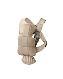 BabyBjörn Baby Carrier Mini, Beige, Woven | Newborn Carrier (7-25 lbs), Ergonomic, Easy-to-Use by TinyTreasures Baby Boutique