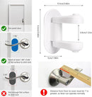 Child Proof Door Lever Lock, 3 Pack Door Locks for Kids Safety, Baby Proofing, 3M Adhesive, Door Handle Child Proof, Baby Safety Locks for Toddlers (White) by TinyTreasures Baby Boutique