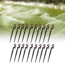 Irrigation Sprinkler, 20pcs Plastic Watering Nozzle G‑Type 360 Degree Rotation Sprinkler Accessory for Garden Agriculture Courtyards Lawn 9.1x1.2x0.4in by GreenHaven Gardens