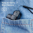 Keychain Camera, World's Smallest 1080P HD Mini Camera, Retro Portable Mini, 100 Mins Battery Life, for Students, Kids (16G) by TinyTreasures Baby Boutique