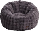 Hobestluk Bean Bag Chair Oversized Bean Bag Chair for Adults Donut-Shaped Large Bean Bag with Spacious Design for Living Room Bedroom or Reading Nook (Bubble Dark Grey) by CozyNest Decor
