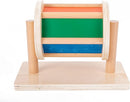 Full Size Spinning Drum Montessori Toys for Infant 6 - 12 Months 1 Year Old Babies Toddlers (Multiple Materials) by TinyTreasures Baby Boutique