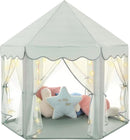 Monobeach Princess Tent Girls Celadon Large Playhouse Kids Castle Play Tent with Star Lights Gift Toy for Children Indoor and Outdoor Games, 55'' x 53'' (DxH) by TinyTreasures Baby Boutique
