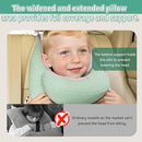 Travel Pillow,Car Pillow Kids Travel Pillow Car seat Pillow U Shaped Pillow for Travel Skin-Friendly Material The Sleeping Aid for Adults and Kids on Road Trips (Green) by TinyTreasures Baby Boutique
