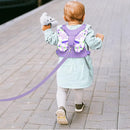 Accmor Toddler Harness Leash + Anti Lost Wrist Link, Kids Butterfly Harnesses With Children Leashes, Cute Baby Leash Walking Assistant Wristband Strap Tether for Girls Outdoor (Purple) by TinyTreasures Baby Boutique