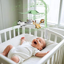 Feisike Jungle Safari Baby Crib Mobile with 35 Soothing Lullabies & 3 Modes - Adjustable Nursery Mobiles for Boys & Girls, Animal-Themed Nursery Decor Musical Mobile for Crib or Bassinet by TinyTreasures Baby Boutique
