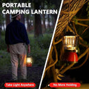LED Camping Lantern Rechargeable Stepless Dimming Vintage Tent Lamp, 4000mAh Power Bank, IPX5 Waterproof Portable Hanging Camping Tent Light for Camping Hiking Emergency and Power Outage by CozyNest Decor