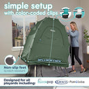 Hiccapop Daydreamer Blackout Tent for Pack and Play, Patented Portable Crib Tent, Blackout Canopy Crib Cover, Sleep Pod for Kids by TinyTreasures Baby Boutique