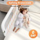 Bed Guard Rail for Toddlers - 32inch Folding up & Adjustable Heights Baby Bed Safety Rails - Portable Toddler Bed Barrier Railing Guard for Kids Twin, Bunk, Queen, Full Size Bed by TinyTreasures Baby Boutique