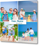 MUNDAZE Custom Collage Metal Poster, Personalized Photo Prints with Text, Glossy Aluminum, Customize with Your Own Pictures, Great Gift for Family, Friends, Ships From USA 18.75" X 15" by TinyTreasures Baby Boutique