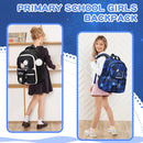 Kids Backpack for Girls Boys School Bags for Middle School Students Book Bag for Elementary Primary Kawaii Ita Backpack, Galaxy Astronaut by TinyTreasures Baby Boutique