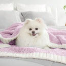 Snuggle Sac Bedding Blanket Light Purple Twin Size, Super Soft Warm Cozy Blankets for Bed, Living Room, Luxurious Microfiber Blanket Dupes, Heather Lilac, 60x80 inches by TinyTreasures Baby Boutique
