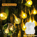 Battery Operated Globe String Lights,Water Proof 33 FT 80 LED Crystal Ball String Lights 8 Modes With Remote Control ,Indoor Outdoor LED Fairy Lights for Home, Christmas, Party Patio, Warm White by GreenHaven Gardens