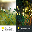 Solar Lights Outdoor Waterproof Upgraded Outdoor Solar Lights for Yard Patio Garden Decor, Solar Lights for Outside Gardening Supplies 2pack, Firefly Garden Lights Solar Powered Outdoor (Large) by GreenHaven Gardens