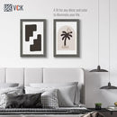 VCK 11x17 Picture Frame 3 Pack, Gray Solid Wood Poster Picture Frame, Exclusive Wood Grain, Wall Mounting Hanging by CozyNest Decor