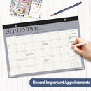 Desk Calendar 2025-2026, Monthly Desktop Large Calendar Runs Until December 2026-17" x 12" Desk Wall Planner for Family Office Teacher School, Blue by TinyTreasures Baby Boutique