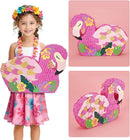 WERNNSAI Flamingo Piñata - Pink Piñata Bundle with Blindfold and Bat for Girls Kids Tropical Flamingo Theme Birthday Party Supplies Summer Pool Party Decorations for Fiestas Baby Shower by TinyTreasures Baby Boutique