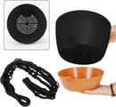 GARDIFE 10 Inch Hanging Planters with Macrame Plant Hanger for Indoor and Outdoor Plants, 2 Pack Large Self Watering Hanging Plant Pot with Basket Flower Pot with Drainage Hole, Black by GreenHaven Gardens