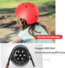 Kids Helmet, Toddler Adjustable Kids Ages 3-8 Years Old Boys Girls Multi-Sports Safety by TinyTreasures Baby Boutique