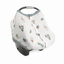 Little Unicorn Breathable Car Seat Canopy | Magnetic Closure Cover & Universal Fit | Protection & Privacy for Baby (Prickle Pots) by TinyTreasures Baby Boutique