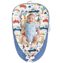 Baby Lounger - Baby Lounger for Newborn 0-24 Months, Breathable and Soft Cotton Cover Baby Nest, Portable Cozy Tummy Time Lounger for Home and Travel, Ideal Baby Essentials & Shower Gifts by TinyTreasures Baby Boutique