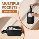 Damero Breastmilk Cooler Bag with 4 Ice Packs -Breastmilk Cooler Travel Bag Organizer with Detachable Buckle Handle for Daycare and Breastfeeding Mom,Black by TinyTreasures Baby Boutique