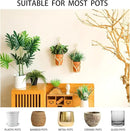 Artilady 2 Pack Beaded Plant Hanger Indoor - Macrame Hanging Planters for Plants Holder No Tassels with Wooden Beads Boho Farmhouse Rustic Home Decor by GreenHaven Gardens