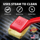 Grill Rescue BBQ Replaceable Cleaning Head, Bristle Free - Durable and Unique Grill Tools for Cast Iron or Stainless-Steel Grates, Barbecue Cleaner (Replaceable Head) by GreenHaven Gardens