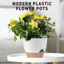 12" 10" 9" Large Self Watering Plant Pots, 3 Pack Flower Pots Planters with Multi Mesh Drainage Holes for Indoor Outdoor Garden Plants and Flowers. by GreenHaven Gardens