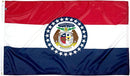 FlagSource Missouri Nylon State Flag, Made in the USA, 4x6' by GreenHaven Gardens