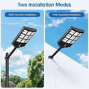 6000W Solar Street Lights Outdoor – 240,000LM 7000K LED with Motion Sensor, 324 LEDs, 240° Wide Angle, IP65 Waterproof, Dusk to Dawn Solar Flood Lights for Yard, Parking Lot, Garage by GreenHaven Gardens