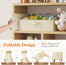 Lifewit Storage Baskets for Shelves, 6 Packs Non-woven Fabric Trapezoid Closet Organizer Bins with Handles, Foldable Clothing Containers Box for Clothes, Toy, Towel, Book, DVD, Hats, Large-Beige by TinyTreasures Baby Boutique