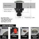 Garbage Disposal Air Switch Kit for SinkTop Waste Disposal with Stainless Steel Brushed Nickel Short Air Button by briidea by CozyNest Decor